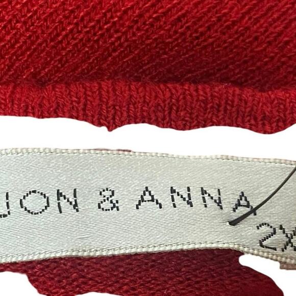 JON & ANNA Women's Red, Buttoned Up, Cardigan, Size 2X, Soft, Lightweight, NEW - Picture 10 of 10